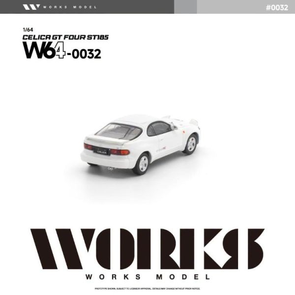 (預購) WORKS MODEL 1/64 豐田 TOYOTA CELICA GT FOUR ST185 W640032 20260708 WORKS MODEL 1/64 豐田 TOYOTA CELICA GT FOUR ST185 W640032