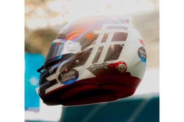 (預購) Spark 1/5 Atlassian Williams F1 Team Carlos Sainz Miami GP 2026 安全帽模型 20260630 Spark 1/5 Atlassian Williams F1 Team Carlos Sainz Miami GP 2026 安全帽模型