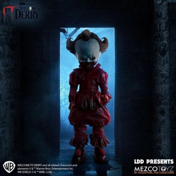 (預購) Mezco Toyz Living Dead Dolls 牠：歡迎來到德利鎮 潘尼懷斯 10吋 可動完成品 20260907 Mezco Toyz Living Dead Dolls 牠：歡迎來到德利鎮 潘尼懷斯 10吋 可動完成品