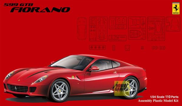 1/24 Ferrari 599GTB 付 蝕刻片 FUJIMI FR12 富士美 組裝模型 FUJIMI,1/24,RS,Mercedes-Benz,SLS,AMG,Enzo,Ferrari,DX,蝕刻片,599GTB,
