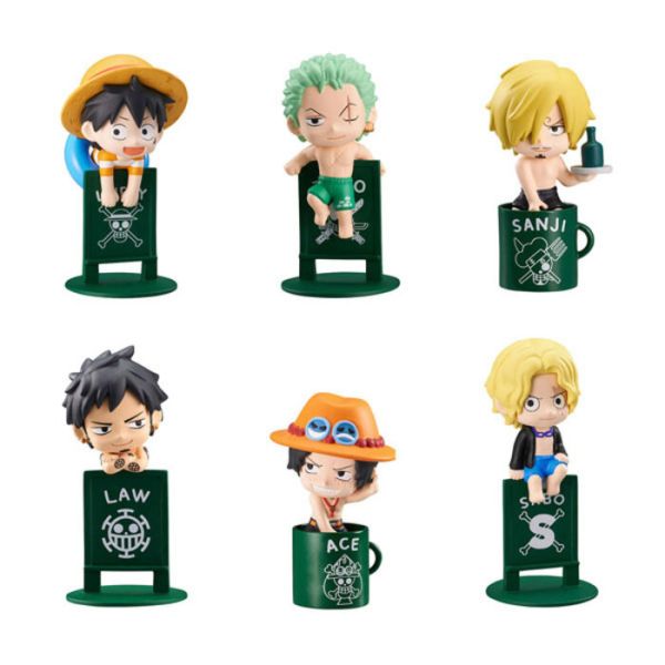 [再販] MegaHouse 盒玩 茶友系列 海賊王 航海王 ONE PIECE 海賊們的度假 全6種 一中盒8入販售 [再販] MegaHouse 盒玩 茶友系列 海賊王 航海王 ONE PIECE 海賊們的度假 全6種 一中盒8入販售