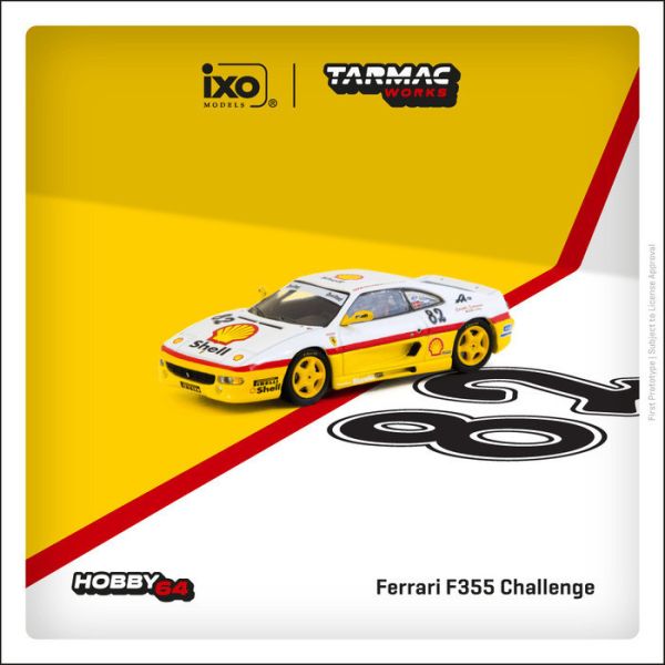 TARMAC WORKS 1/64 法拉利 Ferrari F355 Challenge Ferrari F355 Challenge 1999 T64-083-99CHA82 TARMAC WORKS 1/64 法拉利 Ferrari F355 Challenge Ferrari F355 Challenge 1999 T64-083-99CHA82