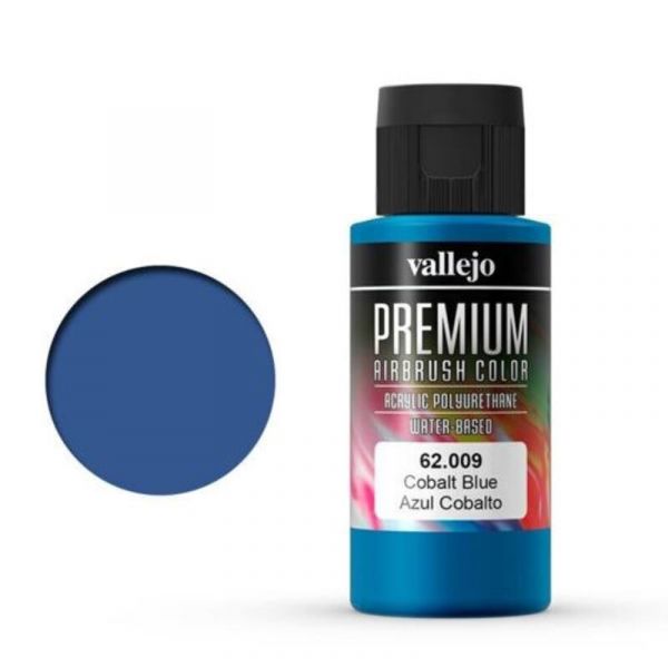 Acrylicos Vallejo 62009 高階色彩 Premium Color 鈷藍色 Cobalt Blue 60 ml. Acrylicos,Vallejo,62009,高階色彩,Premium,Color,鈷藍色,Cobalt,Blue,60 ml. ,