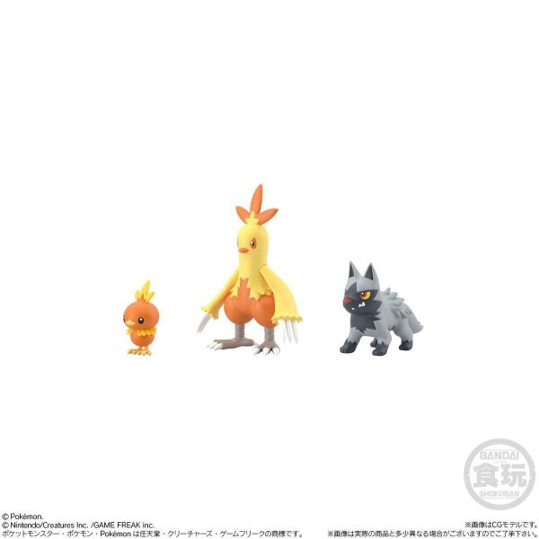 (預購) BANDAI 精靈寶可夢 SCALE WORLD 豐緣地區 火稚雞＆力壯雞＆土狼犬 20260826 BANDAI 精靈寶可夢 SCALE WORLD 豐緣地區 火稚雞＆力壯雞＆土狼犬