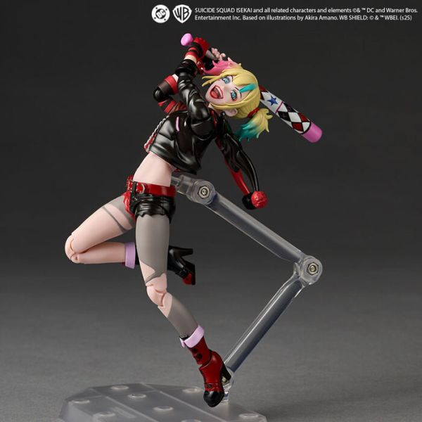 KAIYODO 海洋堂 REVOLTECH 驚奇山口 異世界自殺突擊隊 哈莉·奎茵 可動完成品 KAIYODO 海洋堂 REVOLTECH 驚奇山口 異世界自殺突擊隊 哈莉·奎茵 可動完成品