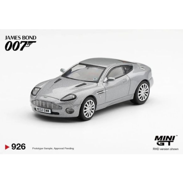 (預購) [吊卡版] MINIGT 奧斯頓馬丁 Aston Martin V12 Vanquish "Die Another Day" 德文版 RHD MGT00926-007G 20261001 [吊卡版] MINIGT 奧斯頓馬丁 Aston Martin V12 Vanquish "Die Another Day" 德文版 RHD MGT00926-007G