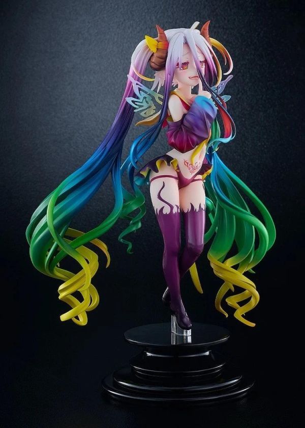 (預購) [再販] Good Smile 1/7 NO GAME NO LIFE 遊戲人生 黑色白 PVC完成品 20260726 [再販] Good Smile 1/7 NO GAME NO LIFE 遊戲人生 黑色白 PVC完成品