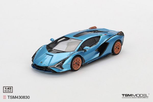 TSM MODEL 1/43 藍寶堅尼 Lamborghini Sián FKP 37  Blu Aegir TSM430830 TSM MODEL 1/43 藍寶堅尼 Lamborghini Sián FKP 37  Blu Aegir TSM430830