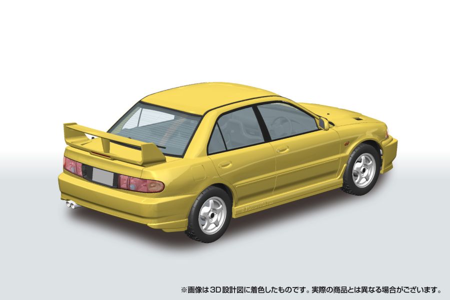 AOSHIMA 青島 樂Pla Snap Car 04-DY Lancer EvoⅢ GSR(CE9A) 1995 蒲公英黃 組裝模型 AOSHIMA 青島 樂Pla Snap Car 04-DY Lancer EvoⅢ GSR(CE9A) 1995 蒲公英黃 組裝模型