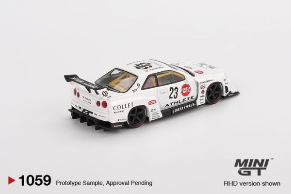 MINIGT 1/64 日產 Nissan LB-ER34 Super Silhouette ATHLETE/COLLET MGT01059-R MINIGT 1/64 日產 Nissan LB-ER34 Super Silhouette ATHLETE/COLLET MGT01059-R