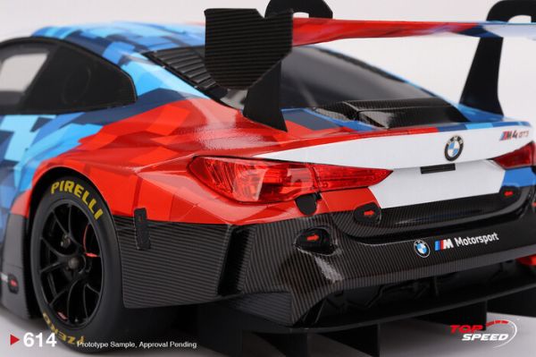 TOP SPEED 1/18 寶馬 BMW M4 GT3 EVO Presentation TS0614 TOP SPEED 1/18 寶馬 BMW M4 GT3 EVO Presentation TS0614
