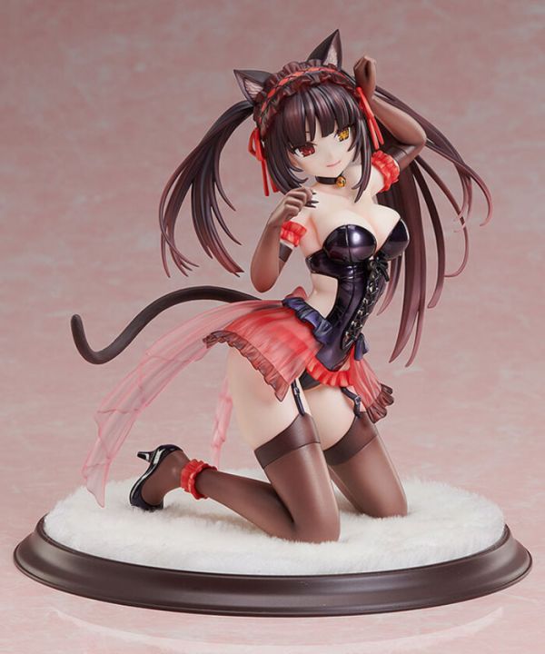 KADOKAWA 1/7 約會大作戰DATE A BULLET 赤黑新章 原作版 時崎狂三 貓耳ver. PVC完成品 KADOKAWA 1/7 約會大作戰DATE A BULLET 赤黑新章 原作版 時崎狂三 貓耳ver. PVC完成品