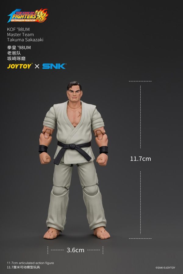 (預購) JOYTOY 1/18 SNK系列 拳皇 "98UM 老爸隊 坂崎琢磨 可動完成品 JT05084 哈迪蘭 可動完成品 JT05091 草薙柴舟 可動完成品 JT05107 分別販售 20260827 JOYTOY 1/18 SNK系列 拳皇 "98UM 老爸隊 坂崎琢磨 可動完成品 JT05084 哈迪蘭 可動完成品 JT05091 草薙柴舟 可動完成品 JT05107 分別販售