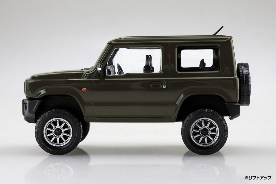 [免上色 免膠水] AOSHIMA 青島 1/32 Snap Kit 08-SP1 鈴木Jimny 定製輪 叢林綠 組裝模型 [免上色 免膠水] AOSHIMA 青島 1/32 Snap Kit 08-SP1 鈴木Jimny 定製輪 叢林綠 組裝模型