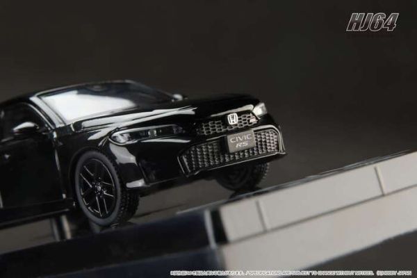 Hobby JAPAN 1/64 本田 Honda CIVIC RS Crystal Black Pearl  珍珠黑 HJ642046ABK Hobby JAPAN 1/64 本田 Honda CIVIC RS Crystal Black Pearl  珍珠黑 HJ642046ABK