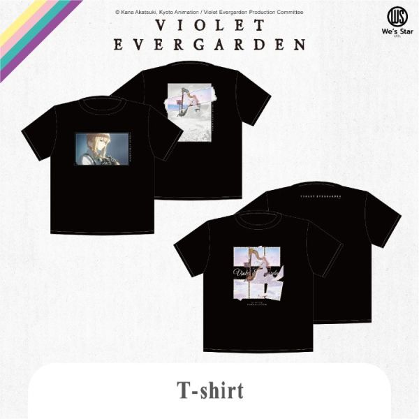 (預購) 紫羅蘭永恆花園 音樂會週邊 印花T-shirt 黑白款 L 20260203 紫羅蘭永恆花園 音樂會週邊 印花T-shirt 黑白款 L