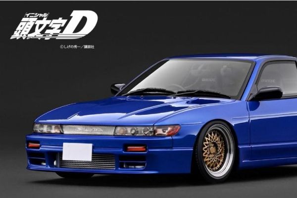 (預購) ignition 1/18 頭文字D 日產 NISSAN Sileighty Blue 碓冰崖 佐藤真子/沙雪 IG4069 20260607 ignition 1/18 頭文字D 日產 NISSAN Sileighty Blue 碓冰崖 佐藤真子/沙雪 IG4069