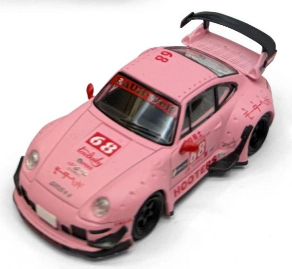 (預購) Model Model 1/64 保時捷 RWB 993 Hooters 消光粉紅 #68 MM64-RWB993-013 20260423 Model Model 1/64 保時捷 RWB 993 Hooters 消光粉紅 #68 MM64-RWB993-013