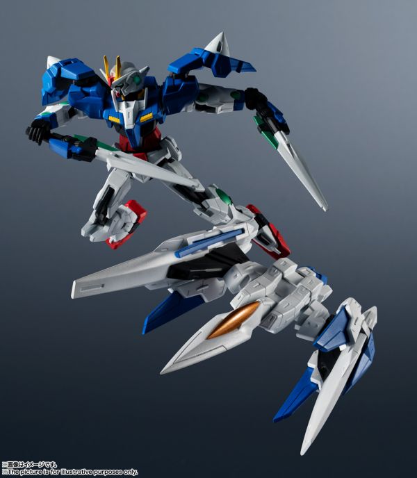 BANDAI GUNDAM UNIVERSE 機動戰士鋼彈00 GN-0000＋GNR-010 00 RAISER BANDAI GUNDAM UNIVERSE 機動戰士鋼彈00 GN-0000＋GNR-010 00 RAISER