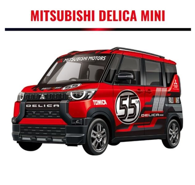 (預購) TOMICA No.24 三菱 MITSUBISHI Delica mini 55週年紀念合作車款 (預購) TOMICA No.24 三菱 MITSUBISHI Delica mini 55週年紀念合作車款