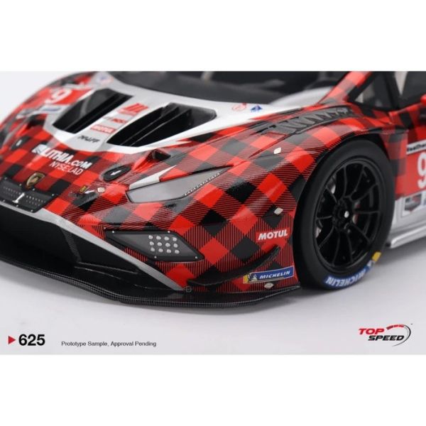 TOP SPEED 1/18 藍寶堅尼 Lamborghini Huracan GT3 EVO2 #9 Pfaff Motorsports IMSA SEBRING 12 Hrs TS0625 TOP SPEED 1/18 藍寶堅尼 Lamborghini Huracan GT3 EVO2 #9 Pfaff Motorsports IMSA SEBRING 12 Hrs TS0625