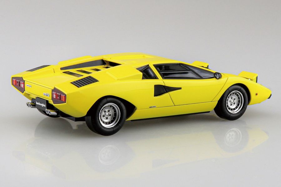 AOSHIMA 青島 1/32 Snap Kit 20-B Lamborghini 藍寶堅尼 Countach LP400 黃色 組裝模型 AOSHIMA 青島 1/32 Snap Kit 20-B Lamborghini 藍寶堅尼 Countach LP400 黃色 組裝模型