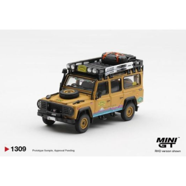 (預購) [吊卡版] MINIGT 1/64 荒原路華 Land Rover Defender 110 1998 Camel Trophy Tierra del Fuego CT.10 USA MGT01309-BL RHD 20260604 [吊卡版] MINIGT 1/64 荒原路華 Land Rover Defender 110 1998 Camel Trophy Tierra del Fuego CT.10 USA MGT01309-BL RHD