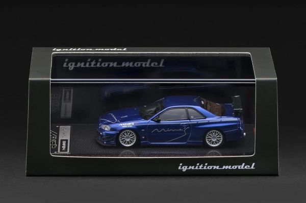 (預購) ignition model 1/64 日產 Nissan Skyline GT-R Mine"s (R34) Blue Metallic IG4094 20260920 ignition model 1/64 日產 Nissan Skyline GT-R Mine"s (R34) Blue Metallic IG4094