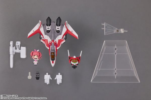 BANDAI TINY SESSION 超時空要塞Delta VF-31C 齊格菲 米拉潔機＆瑪基娜 BANDAI TINY SESSION 超時空要塞Delta VF-31C 齊格菲 米拉潔機＆瑪基娜