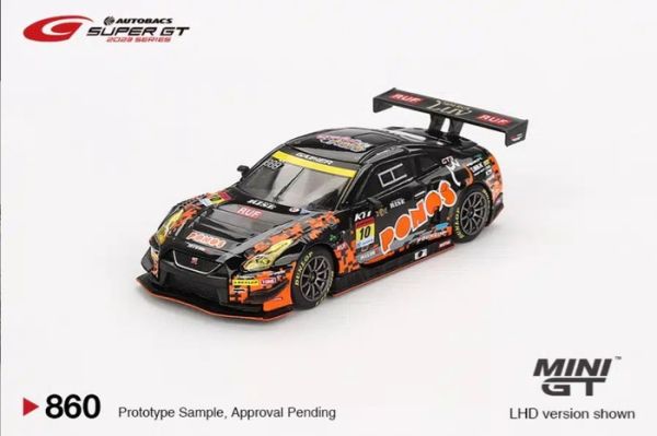 吊卡版 MINIGT 1/64 日產 Nissan GT-R NISMO GT3 #10 PONOS GAINER GT-R GAINER 2023 Super GT LHD 左駕 MGT00860-BL 吊卡版 MINIGT 1/64 日產 Nissan GT-R NISMO GT3 #10 PONOS GAINER GT-R GAINER 2023 Super GT LHD 左駕 MGT00860-BL