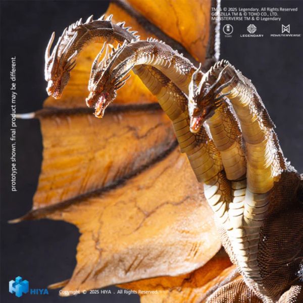 HIYA EXQUISITE BASIC SERIES 無比例 35CM 哥吉拉 怪獸之王 王者基多拉 2.0 可動完成品 HIYA EXQUISITE BASIC SERIES 無比例 35CM 哥吉拉 怪獸之王 王者基多拉 2.0 可動完成品