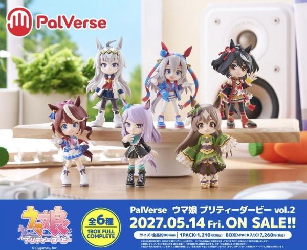 (預購) BUSHIROAD CREATIVE 盲盒 PalVerse 賽馬娘 Pretty Derby 全6種 一中盒6入販售 20261026 BUSHIROAD CREATIVE 盲盒 PalVerse 賽馬娘 Pretty Derby 全6種 一中盒6入販售
