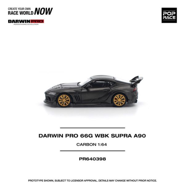(預購) POP RACE 1/64 豐田 DARWIN PRO 66G WBK SUPRA A90 CARBON EDITION POP RACE 1/64 豐田 DARWIN PRO 66G WBK SUPRA A90 CARBON EDITION