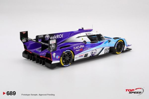 (預購) TOP SPEED 1/18 Acura ARX-06 #60 Acura Meyer Shank Racing 2025 IMSA Sebring 12 Hrs TS0689 20251121 TOP SPEED 1/18 Acura ARX-06 #60 Acura Meyer Shank Racing 2025 IMSA Sebring 12 Hrs TS0689
