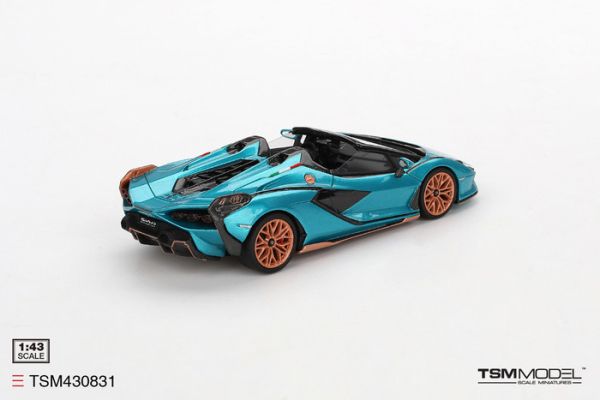 TSM MODEL 1/43 藍寶堅尼 Lamborghini Sián Roadster Blu Uranus TSM430831 TSM MODEL 1/43 藍寶堅尼 Lamborghini Sián Roadster Blu Uranus TSM430831