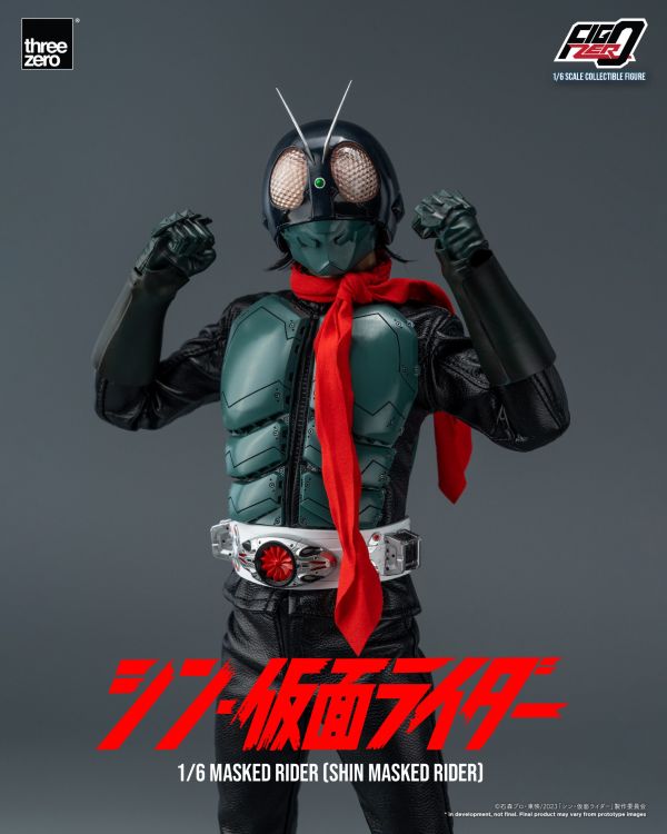 threezero FigZero 1/6 新假面騎士 假面騎士 可動完成品 threezero FigZero 1/6 新假面騎士 假面騎士 可動完成品