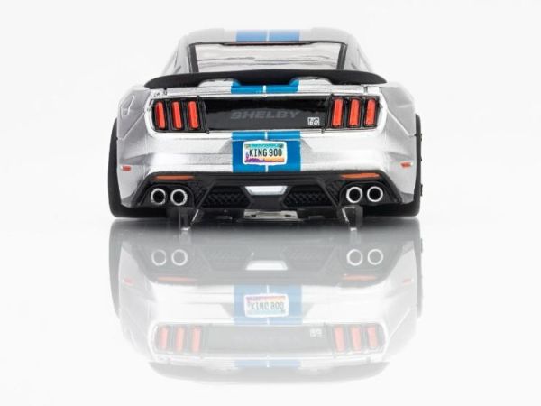 (預購) AFX Mega-G+ 1/64 2022年式 Shelby Mustang GT500KR 銀/藍配色 HO電刷賽車 22099 20260813 AFX Mega-G+ 1/64 2022年式 Shelby Mustang GT500KR 銀/藍配色 HO電刷賽車 22099