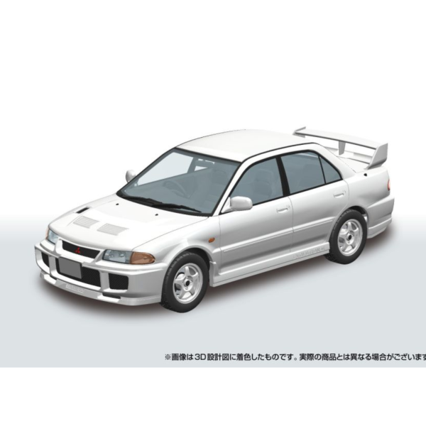 AOSHIMA 青島 樂Pla Snap Car 04-SW Lancer EvoⅢ GSR(CE9A) 1995 Scotia White 組裝模型 AOSHIMA 青島 樂Pla Snap Car 04-SW Lancer EvoⅢ GSR(CE9A) 1995 Scotia White 組裝模型
