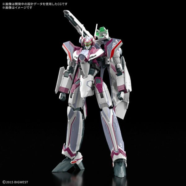 BANDAI 1/100 HG 009 超時空要塞 VF-31C 英雄式 米拉潔・法莉娜・吉納斯座機 組裝模型 豪華套組 BANDAI 1/100 HG 009 超時空要塞 VF-31C 英雄式 米拉潔・法莉娜・吉納斯座機 組裝模型 豪華套組