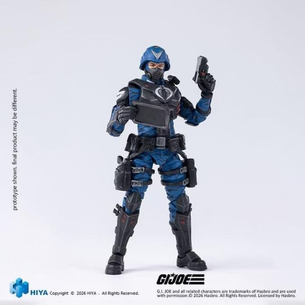 (預購) Hiya Toys E.M.S. 1/18 10.5cm 特種部隊 眼鏡蛇軍官 EMG0454 可動完成品 20260825 Hiya Toys E.M.S. 1/18 10.5cm 特種部隊 眼鏡蛇軍官 EMG0454 可動完成品