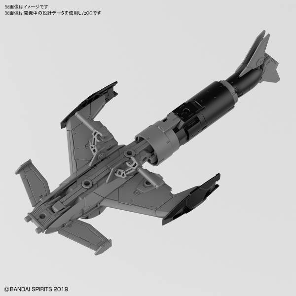 BANDAI 1/144 30MM #05 擴充武裝機具 攻擊型潛艇Ver. 淺灰色組裝模型 BANDAI,1/144,30MM,#25,指揮官機用選配式裝甲,拉比歐用