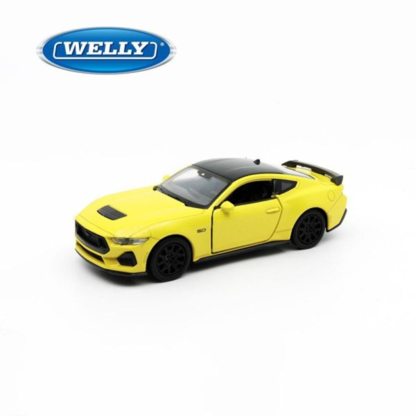 (預購) WELLY 4.75吋 福特 2024 Ford Mustang GT 高性能跑車模型 43836CW(霧金屬黃色) 20260915 WELLY 4.75吋 福特 2024 Ford Mustang GT 高性能跑車模型 43836CW(霧金屬黃色)