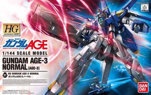 BANDAI 1/144 HG AGE 021 鋼彈 AGE-3 基本型 鋼彈AGE 組裝模型 BANDAI, 1/144, HG, AGE, 021, 鋼彈, AGE-3, 基本型, ,鋼彈,AGE, 組裝模型,