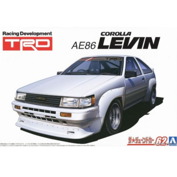 (預購) AOSHIMA 青島 1/24 改裝#62 豐田TRD AE86 corolla levin N2版'83 20260609 AOSHIMA 青島 1/24 改裝#62 豐田TRD AE86 corolla levin N2版'83