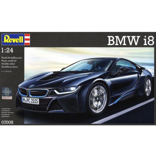 Revell 1/24 寶馬 BMW i8 組裝模型 Revell 1/24 寶馬 BMW i8 組裝模型