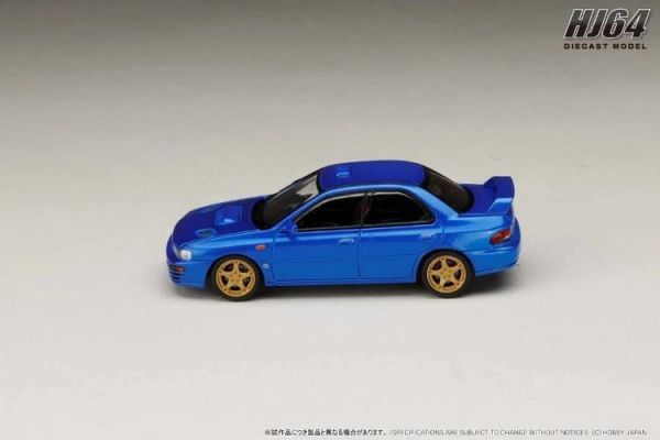 (預購) Hobby JAPAN 1/64 本田 SUBARU IMPREZA WRX Type RA STi Ver.Ⅳ V-Limited 1998 SONIC BLUE MICA HJ644013BBL 20260709 Hobby JAPAN 1/64 本田 SUBARU IMPREZA WRX Type RA STi Ver.Ⅳ V-Limited 1998 SONIC BLUE MICA HJ644013BBL