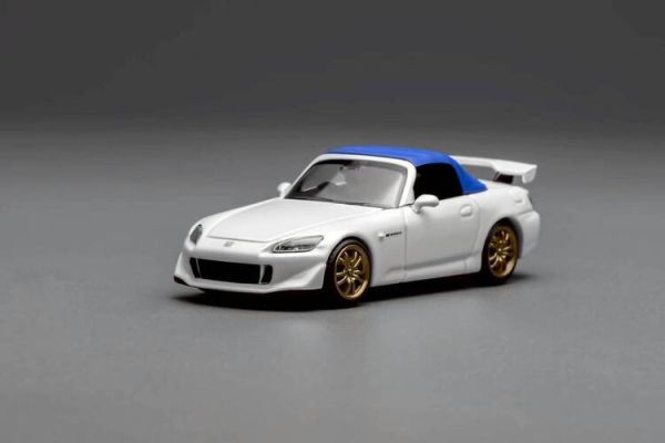 (預購) MOTORHELIX 1/64 本田 HONDA S2000 TYPE S 鉑金珠光白 (預購) MOTORHELIX 1/64 本田 HONDA S2000 TYPE S 鉑金珠光白
