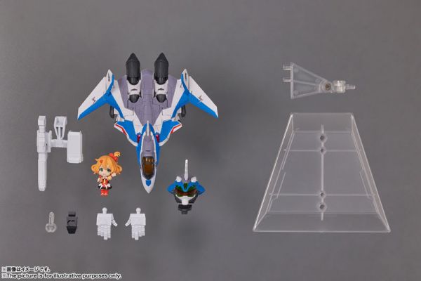 BANDAI TINY SESSION 超時空要塞Delta VF-31J 齊格菲 疾風機＆芙蕾雅 BANDAI TINY SESSION 超時空要塞Delta VF-31J 齊格菲 疾風機＆芙蕾雅