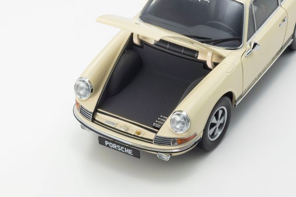 (預購) Kyosho 京商 1/18 Porsche 911S 保時捷 (象牙白黑線／水晶藍白線／巴哈馬黃) 分別販售 20261110 Kyosho 京商 1/18 Porsche 911S 保時捷 (象牙白黑線／水晶藍白線／巴哈馬黃) 分別販售