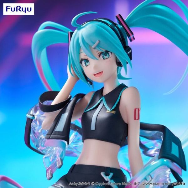FURYU 景品 初音未來 Neon Cyber 初音 泡麵蓋公仔 FURYU 景品 初音未來 Neon Cyber 初音 泡麵蓋公仔